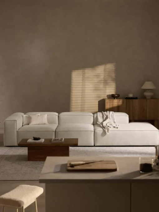 Modulaire XL chaise longue Lennon van linnenmix