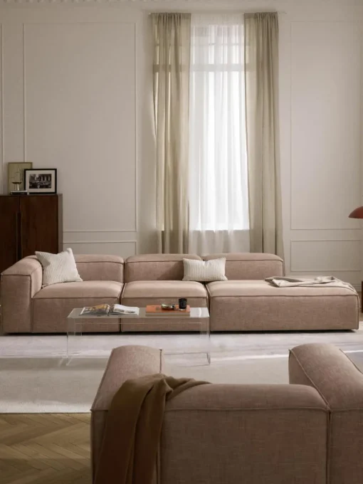 Modulaire XL chaise longue Lennon van linnenmix