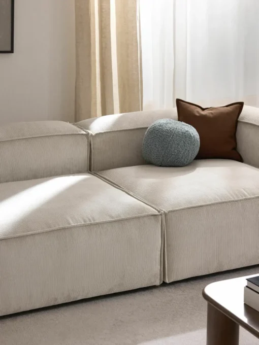 Modulaire XL chaise longue Lennon van corduroy
