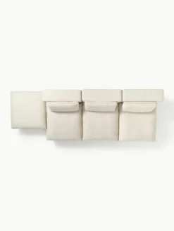 Modulaire XL hoekbank Felix met poef