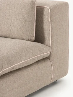 Modulaire XL hoekbank Felix met poef