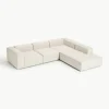 Modulaire XL hoekbank Lennon van linnenmix