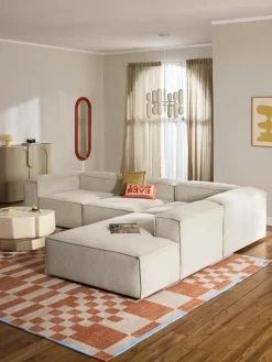 Modulaire XL hoekbank Lennon van corduroy