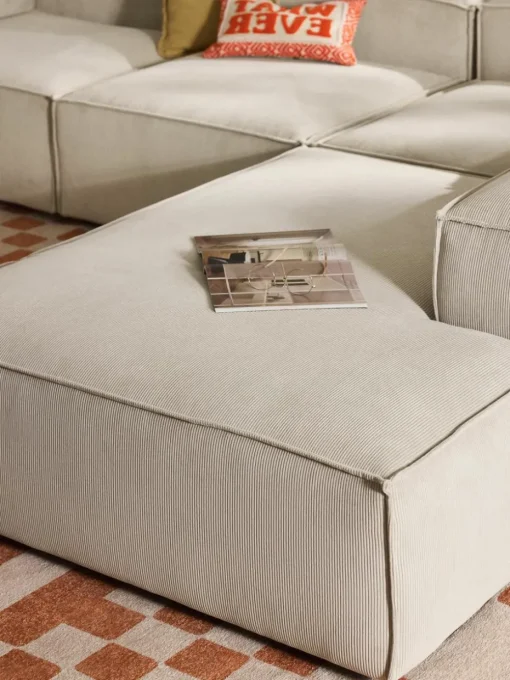 Modulaire XL hoekbank Lennon van corduroy