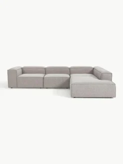 Modulaire XL hoekbank Lennon uit bouclé