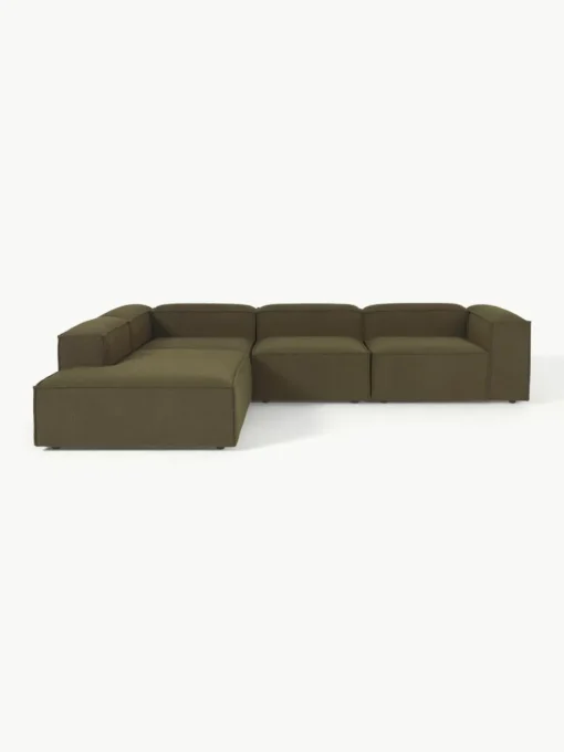 Modulaire XL hoekbank Lennon uit bouclé