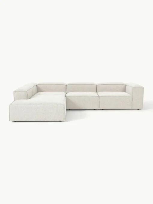 Modulaire XL hoekbank Lennon uit bouclé