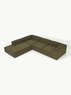Modulaire XL hoekbank Lennon uit bouclé