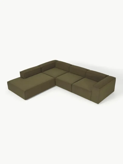 Modulaire XL hoekbank Lennon uit bouclé