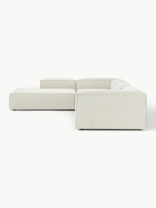 Modulaire XL hoekbank Lennon uit bouclé