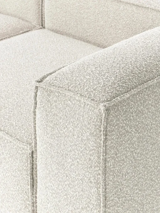 Modulaire XL hoekbank Lennon uit bouclé