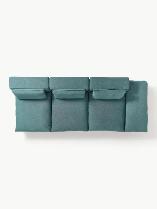 Modulaire XL-bank Felix (3-zits) met poef