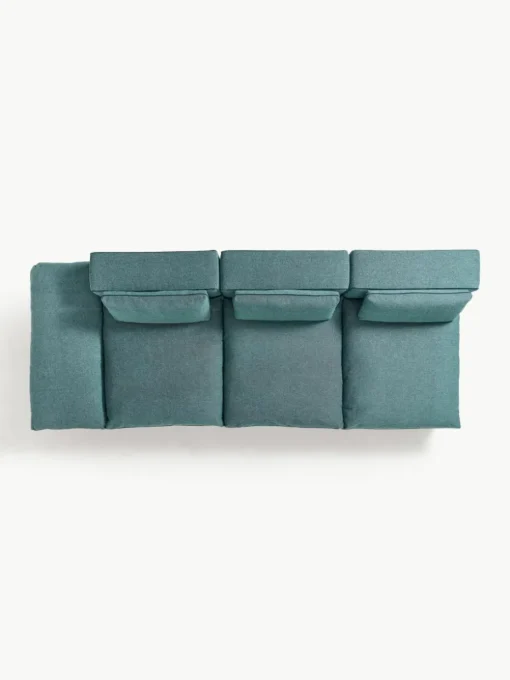 Modulaire XL-bank Felix (3-zits) met poef
