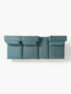 Modulaire XL-bank Felix (3-zits) met poef