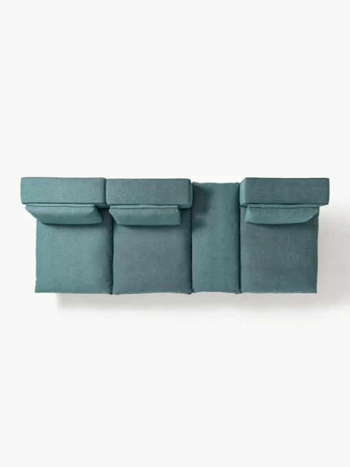 Modulaire XL-bank Felix (3-zits) met poef