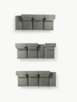 Modulaire XL-bank Felix (3-zits) met poef