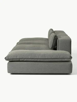 Modulaire XL-bank Felix (3-zits) met poef