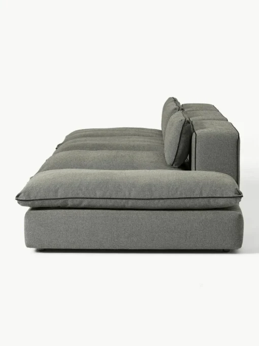 Modulaire XL-bank Felix (3-zits) met poef