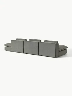 Modulaire XL-bank Felix (3-zits) met poef