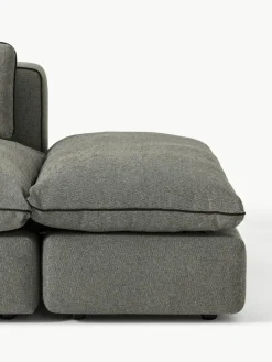 Modulaire XL-bank Felix (3-zits) met poef