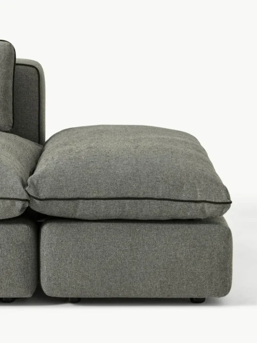 Modulaire XL-bank Felix (3-zits) met poef