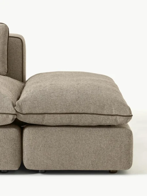Modulaire XL-bank Felix (3-zits) met poef