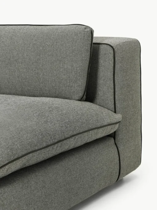 Modulaire XL-bank Felix (3-zits) met poef
