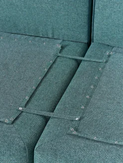 Modulaire XL-bank Felix (3-zits) met poef