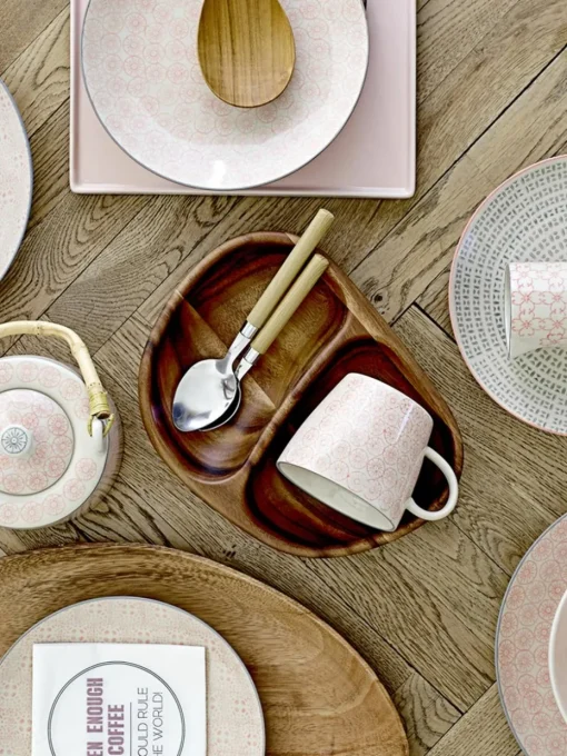 Mokken Cécile met klein patroon, set van 3