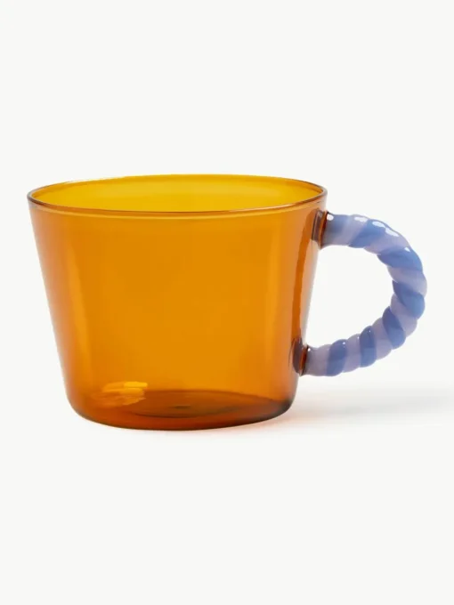 Mokken Duet uit borosilicaatglas, 2 stuks