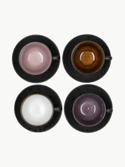 Mokken Etsy met onderzetter, set van 4