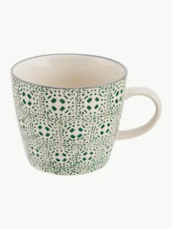Mokken Karine met klein patroon, set van 4