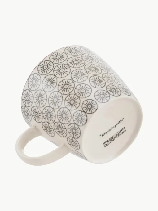 Mokken Karine met klein patroon, set van 4