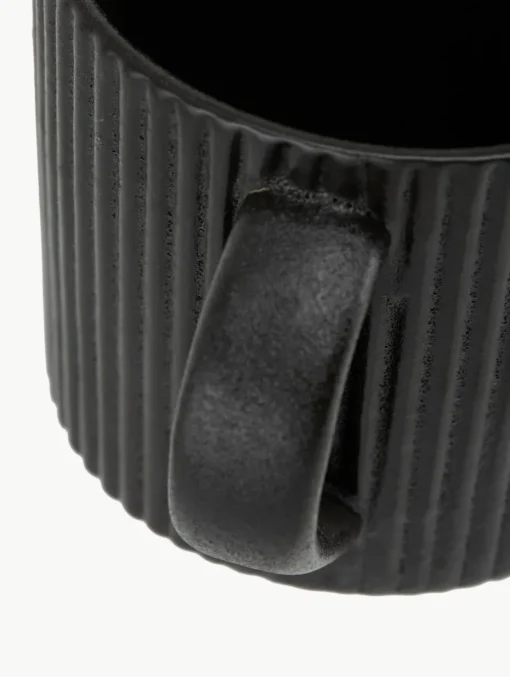 Mokken Neri met groefstructuur, 2 stuks