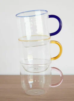 Mondgeblazen bekers kiosk, set van 4