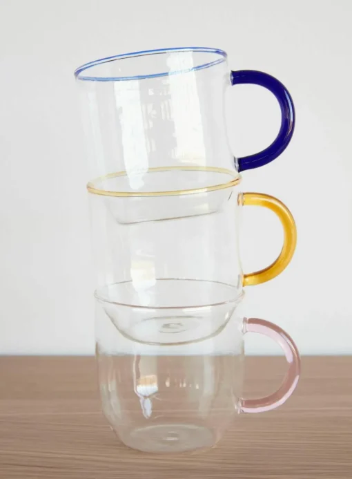 Mondgeblazen bekers kiosk, set van 4