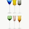 Mondgeblazen borrelglaasjes Lyngby, set van 6