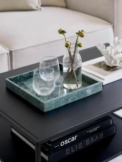 Mondgeblazen Bubble waterglazen met decoratieve luchtbellen, 4 stuks
