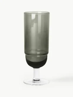 Mondgeblazen champagneglazen Nordic Bistro, 4 stuks