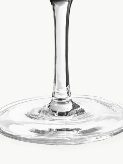 Mondgeblazen champagneglazen Ripple met groefreliëf, 2 stuks