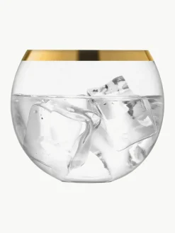 Mondgeblazen cocktailglazen Luca, 2 stuks