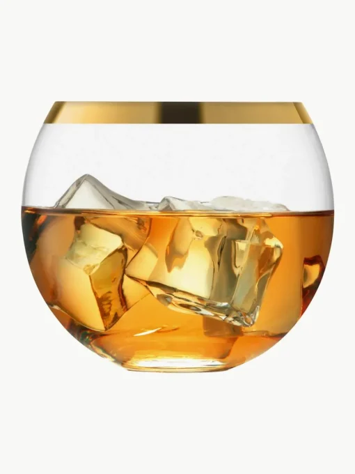 Mondgeblazen cocktailglazen Luca, 2 stuks