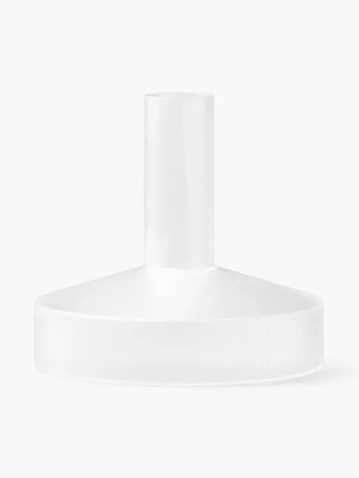 Mondgeblazen decanter Ripple met groefreliëf, 1.1 L