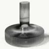 Mondgeblazen decanter Ripple met groefreliëf, 1.1 L