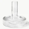 Mondgeblazen decanter Ripple met groefreliëf, 1.1 L