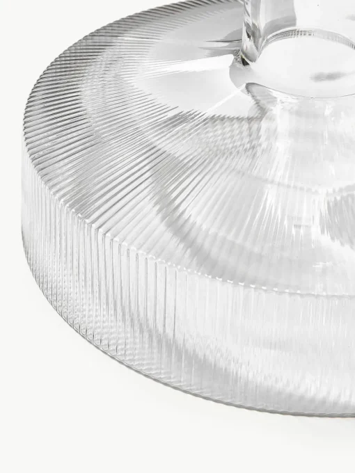 Mondgeblazen decanter Ripple met groefreliëf, 1.1 L