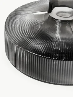 Mondgeblazen decanter Ripple met groefreliëf, 1.1 L