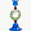 Mondgeblazen glazen kandelaar Wreath
