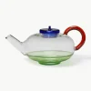 Mondgeblazen glazen theepot NoRush, 900 ml