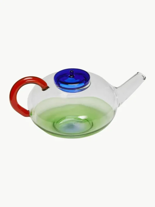 Mondgeblazen glazen theepot NoRush, 900 ml